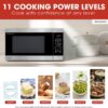 SHARP Countertop Microwave Oven with Removable 16.5" Carousel Turntable, 1200 Watt, 2.2 Cubic Feet, Stainless Steel SHARP Countertop Microwave Oven with Removable 16.5" Carousel Turntable, 1200 Watt, 2.2 Cubic Feet, Stainless Steel
