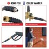 SIMPSON 41030 Monster 3/8-in x 100-ft , up to 4500-PSI Pressure Washer Hose SIMPSON 41030 Monster 3/8-in x 100-ft , up to 4500-PSI Pressure Washer Hose