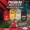 SIMPSON CM61455S Clean Machine 2900-PSI 2.4-GPM Cold Water Gas Pressure washer with 4 Spray Tips SIMPSON CM61455S Clean Machine 2900-PSI 2.4-GPM Cold Water Gas Pressure washer with 4 Spray Tips