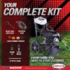 SIMPSON CM61456S Clean Machine 3200-PSI 2.5-GPM Cold Water Gas Pressure washer with 4 Spray Tips