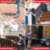 SIMPSON CM61456S Clean Machine 3200-PSI 2.5-GPM Cold Water Gas Pressure washer with 4 Spray Tips