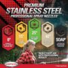 SIMPSON PS61375 Pro Series with AAA Triplex Pump 3500-PSI 2.5-GPM Cold Water Gas Pressure washer with 5 Spray Tips SIMPSON PS61375 Pro Series with AAA Triplex Pump 3500-PSI 2.5-GPM Cold Water Gas Pressure washer with 5 Spray Tips
