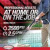 SIMPSON PS61375 Pro Series with AAA Triplex Pump 3500-PSI 2.5-GPM Cold Water Gas Pressure washer with 5 Spray Tips SIMPSON PS61375 Pro Series with AAA Triplex Pump 3500-PSI 2.5-GPM Cold Water Gas Pressure washer with 5 Spray Tips