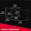 SentrySafe FPW082C 0.8-cu ft Fire Resistant Waterproof Small Home safe with Combination Lock