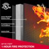 SentrySafe FPW082ES 0.8-cu ft Fire Resistant Waterproof Small Home safe with Electronic/Keypad Lock