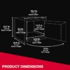 SentrySafe FPW082ES 0.8-cu ft Fire Resistant Waterproof Small Home safe with Electronic/Keypad Lock