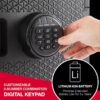 SentrySafe FPW082ES 0.8-cu ft Fire Resistant Waterproof Small Home safe with Electronic/Keypad Lock