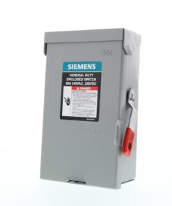 Siemens LNF222RA 60 Amp Single phase (120V/240V) Non-fusible Outdoor General-duty Safety switch Disconnect