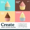 Soft Serve Ice Cream Machine 1.25Qt | No Pre-Freezing Automatic Ice Cream Maker | Built-In Compressor | LED Digital Display | Perfect for Soft Serve, Frozen Yogurt, Dairy Free and More