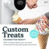 Soft Serve Ice Cream Machine 1.25Qt | No Pre-Freezing Automatic Ice Cream Maker | Built-In Compressor | LED Digital Display | Perfect for Soft Serve, Frozen Yogurt, Dairy Free and More