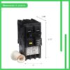 Square D HOM240GFIC Homeline 40-amp 2 -Pole GFCI Circuit Breaker Square D HOM240GFIC Homeline 40-amp 2 -Pole GFCI Circuit Breaker