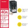 Square D HOM240GFIC Homeline 40-amp 2 -Pole GFCI Circuit Breaker Square D HOM240GFIC Homeline 40-amp 2 -Pole GFCI Circuit Breaker