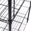 Style Selections LC4HB-R 35.7-in W x 14-in D x 53-in H 4 -Tier Black Metal Wire Utility Shelving Unit Style Selections LC4HB-R 35.7-in W x 14-in D x 53-in H 4 -Tier Black Metal Wire Utility Shelving Unit