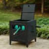 Style Selections 780 Hose Box Steel 100-ft Container Hose Reel