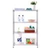 Style Selections LC4HC-R 35.7-in W x 14-in D x 53-in H 4 -Tier Chrome Metal Wire Utility Shelving Unit Style Selections LC4HC-R 35.7-in W x 14-in D x 53-in H 4 -Tier Chrome Metal Wire Utility Shelving Unit