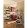 Style Selections LC4HC-R 35.7-in W x 14-in D x 53-in H 4 -Tier Chrome Metal Wire Utility Shelving Unit Style Selections LC4HC-R 35.7-in W x 14-in D x 53-in H 4 -Tier Chrome Metal Wire Utility Shelving Unit