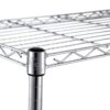 Style Selections LC4HC-R 35.7-in W x 14-in D x 53-in H 4 -Tier Chrome Metal Wire Utility Shelving Unit Style Selections LC4HC-R 35.7-in W x 14-in D x 53-in H 4 -Tier Chrome Metal Wire Utility Shelving Unit