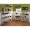 Style Selections LC4HC-R 35.7-in W x 14-in D x 53-in H 4 -Tier Chrome Metal Wire Utility Shelving Unit Style Selections LC4HC-R 35.7-in W x 14-in D x 53-in H 4 -Tier Chrome Metal Wire Utility Shelving Unit