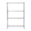 Style Selections LC4HC-R 35.7-in W x 14-in D x 53-in H 4 -Tier Chrome Metal Wire Utility Shelving Unit