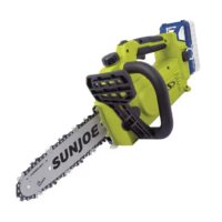 Sun Joe 24V-10CS 24V IONMAX 10 In, 4.0Ah Cordless Self Oiling Chain Saw, Tool-Less Bar/Chain Tension 24-volt 10-in Battery 4 Amp 4 Ah Chainsaw Battery Included Charger Included