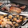 Sunshine Valley E02GR010 Grill and Griddle Combo 2 -Burner Liquid propane Flat Top Grill