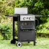 Sunshine Valley E02GR010 Grill and Griddle Combo 2 -Burner Liquid propane Flat Top Grill