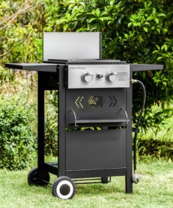 Sunshine Valley E02GR010 Grill and Griddle Combo 2 -Burner Liquid propane Flat Top Grill