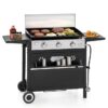 Sunshine Valley E02GR020 Grill and Griddle Combo 3 -Burner Liquid propane Flat Top Grill
