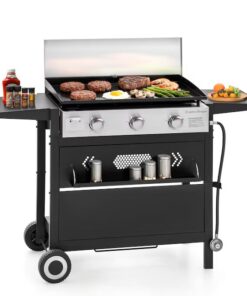 Sunshine Valley E02GR020 Grill and Griddle Combo 3 -Burner Liquid propane Flat Top Grill