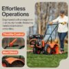 SuperHandy GUO116 7HP Rear Tine Gas Tiller 209-cc 16-in Rear -Tine Counter-rotating Tiller