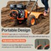 SuperHandy GUO116 7HP Rear Tine Gas Tiller 209-cc 16-in Rear -Tine Counter-rotating Tiller