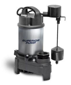 Superior Pump 92151 1-HP 120 -Volt 86-Gallon Stainless steel Submersible sump pump