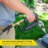 SurfaceMaxx SGY-PWA1002 Walk-behind with Water Broom 20-in up to 4500-PSI Rotating surface cleaner for Gas pressure washers