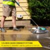 SurfaceMaxx SMX-PWA102 21-in up to 4500-PSI Rotating surface cleaner for Gas pressure washers