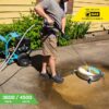 SurfaceMaxx SMX-PWA102 21-in up to 4500-PSI Rotating surface cleaner for Gas pressure washers