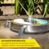 SurfaceMaxx SMX-PWA102 21-in up to 4500-PSI Rotating surface cleaner for Gas pressure washers