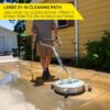SurfaceMaxx SMX-PWA103 Walk-Behind 21-in up to 4500-PSI Rotating surface cleaner for Gas pressure washers