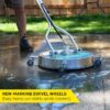 SurfaceMaxx SMX-PWA103 Walk-Behind 21-in up to 4500-PSI Rotating surface cleaner for Gas pressure washers