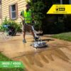 SurfaceMaxx SMX-PWA104 Walk-Behind with Water Broom 21-in up to 4500-PSI Rotating surface cleaner for Gas pressure washers