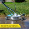 SurfaceMaxx SMX-PWA104 Walk-Behind with Water Broom 21-in up to 4500-PSI Rotating surface cleaner for Gas pressure washers