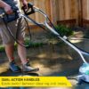 SurfaceMaxx SMX-PWA104 Walk-Behind with Water Broom 21-in up to 4500-PSI Rotating surface cleaner for Gas pressure washers