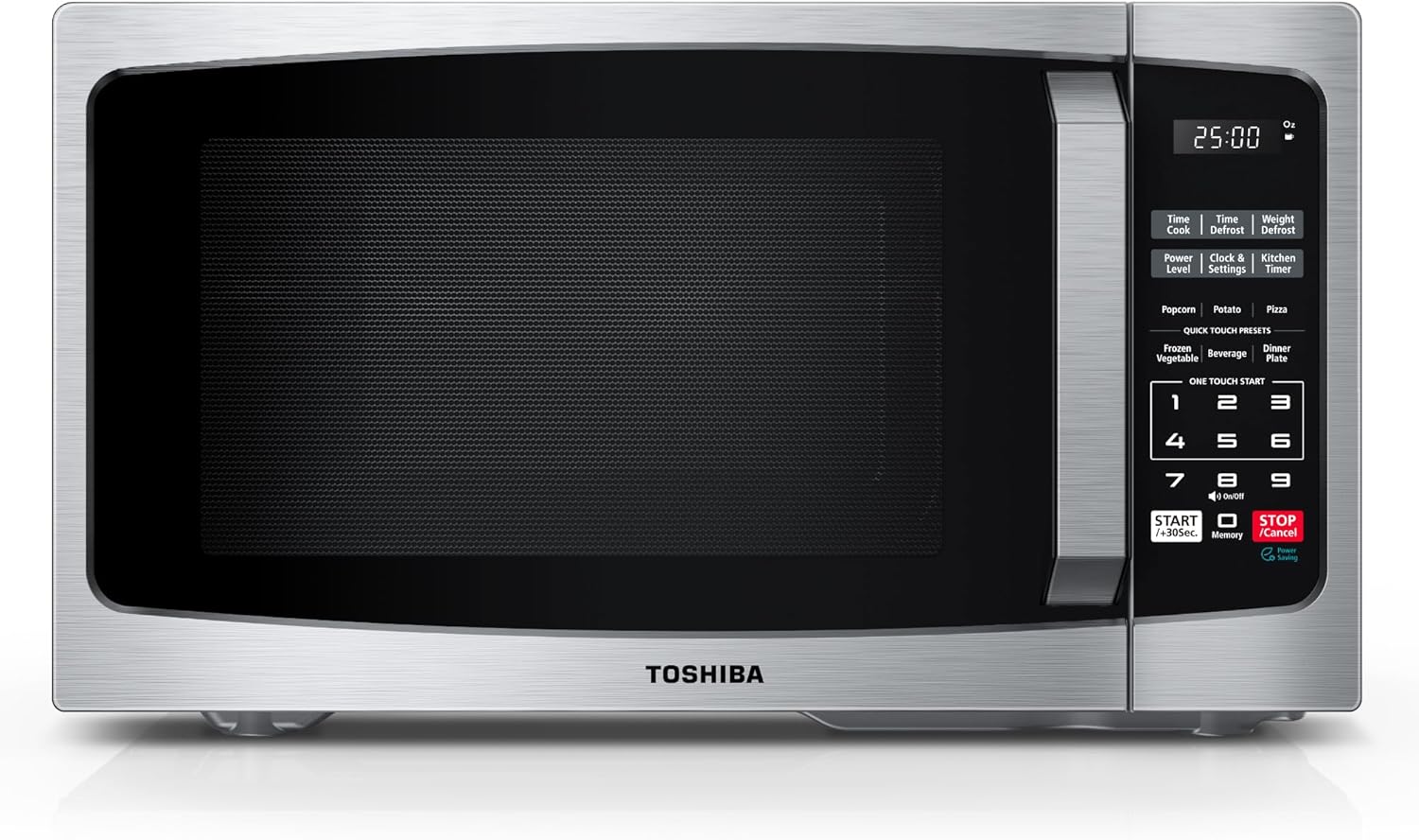 TOSHIBA ML-EM45PIT(BS) Countertop Microwave Oven with Inverter Technology, Kitchen Essentials, Smart Sensor, Auto Defrost, 1.6 Cu.ft, 13.6 Removable Turntable, 33lb.&1250W, Black Stainless Steel TOSHIBA ML-EM45PIT(BS) Countertop Microwave Oven with Inverter Technology, Kitchen Essentials, Smart Sensor, Auto Defrost, 1.6 Cu.ft, 13.6" Removable Turntable, 33lb.&1250W, Black Stainless Steel