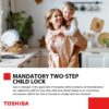 TOSHIBA ML-EM45PIT(BS) Countertop Microwave Oven with Inverter Technology, Kitchen Essentials, Smart Sensor, Auto Defrost, 1.6 Cu.ft, 13.6" Removable Turntable, 33lb.&1250W, Black Stainless Steel TOSHIBA ML-EM45PIT(BS) Countertop Microwave Oven with Inverter Technology, Kitchen Essentials, Smart Sensor, Auto Defrost, 1.6 Cu.ft, 13.6" Removable Turntable, 33lb.&1250W, Black Stainless Steel