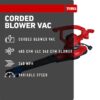 Toro 51621 UltraPlus 405-CFM 260-MPH Corded Electric Handheld Leaf Blower Toro 51621 UltraPlus 405-CFM 260-MPH Corded Electric Handheld Leaf Blower