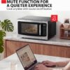 Toshiba Air Fryer Combo 4-in-1 Countertop Microwave Oven, Smart Sensor, Convection, Mute Function, Position Memory 13.6" Turntable, 1.5 Cu Ft, 1000W, Silver, ML-EC42P(SS)
