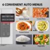 Toshiba ML-EM62P(SS) Large Countertop Microwave with Smart Sensor, 6 Menus, Auto Defrost, ECO Mode, Mute Option & 16.5" Position Memory Turntable, 2.2 Cu Ft, 1200W, Stainless Steel Toshiba ML-EM62P(SS) Large Countertop Microwave with Smart Sensor, 6 Menus, Auto Defrost, ECO Mode, Mute Option & 16.5" Position Memory Turntable, 2.2 Cu Ft, 1200W, Stainless Steel