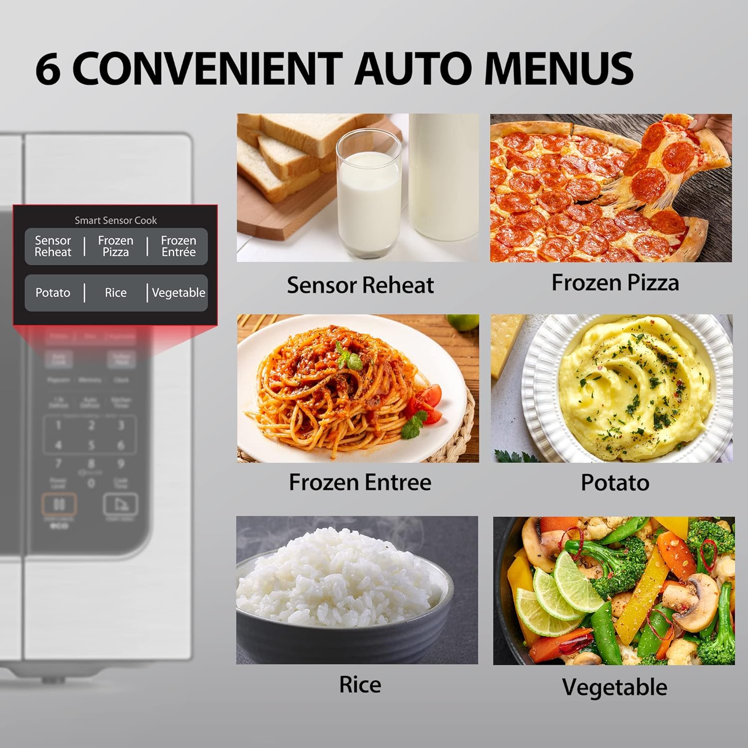 Toshiba ML-EM62P(SS) Large Countertop Microwave with Smart Sensor, 6 Menus, Auto Defrost, ECO Mode, Mute Option & 16.5 Position Memory Turntable, 2.2 Cu Ft, 1200W, Stainless Steel68 Toshiba ML-EM62P(SS) Large Countertop Microwave with Smart Sensor, 6 Menus, Auto Defrost, ECO Mode, Mute Option & 16.5" Position Memory Turntable, 2.2 Cu Ft, 1200W, Stainless Steel