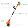 Ukoke ST1902 20 Counter-rotating Cordless Electric Cultivator ( Charger Included )