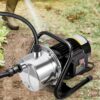VEVOR 1-HP 115 -Volt 16.3-Gallon Stainless steel Shallow well jet pump (SDK164GPM110V9QQVV1)