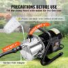 VEVOR 1-HP 115 -Volt 16.3-Gallon Stainless steel Shallow well jet pump (SDK164GPM110V9QQVV1)